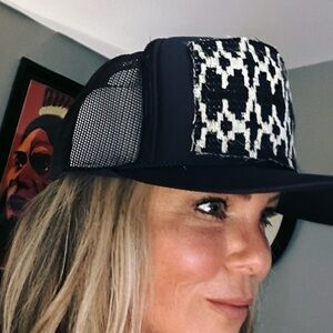 Stylish Black and White Women's Cap